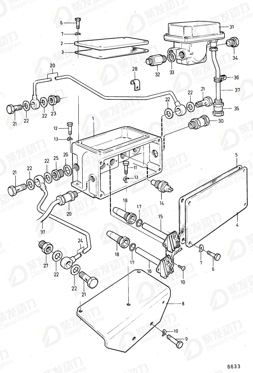 VOLVO Tube 847210 Drawing